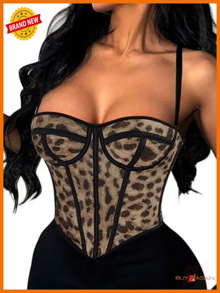 Backless Corset Bustier Top Lace Up Slim Fit Party Club